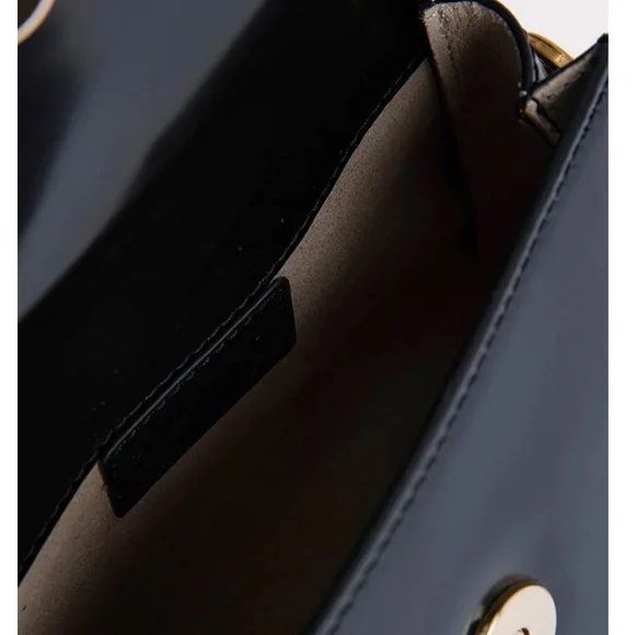 By Far semi patent leather mini top handle bag - Picture 4 of 6